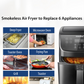 different uses the comfee digital air fryer has