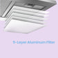 comfee ducted pyramid range hood aluminium filter
