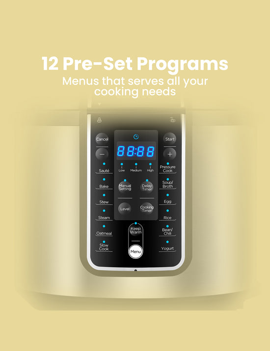 Stainless Steel Electric Pressure Cooker Comfee Comfee’