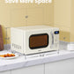 dimensions of cream comfee microwave oven