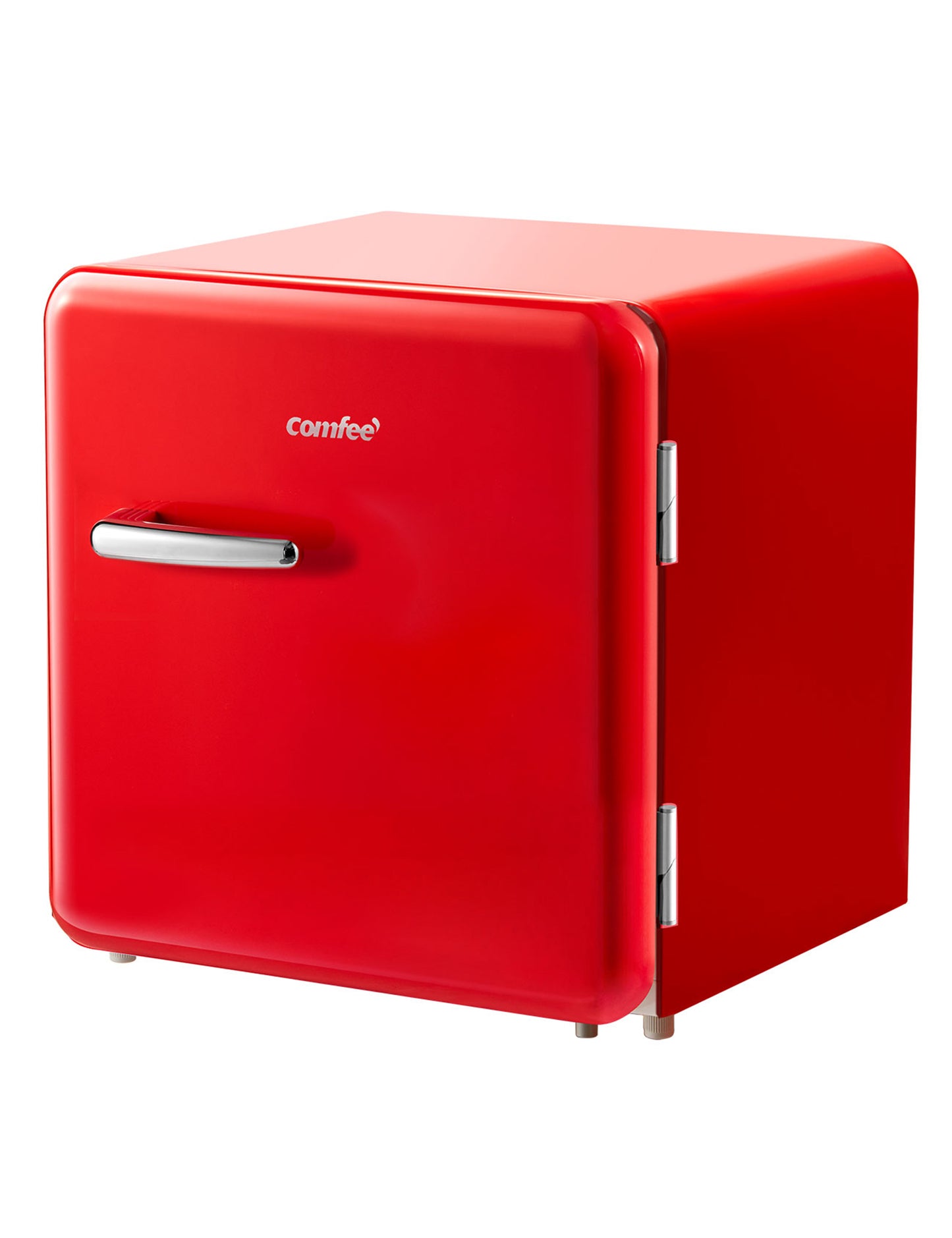 red mini comfee refrigerator