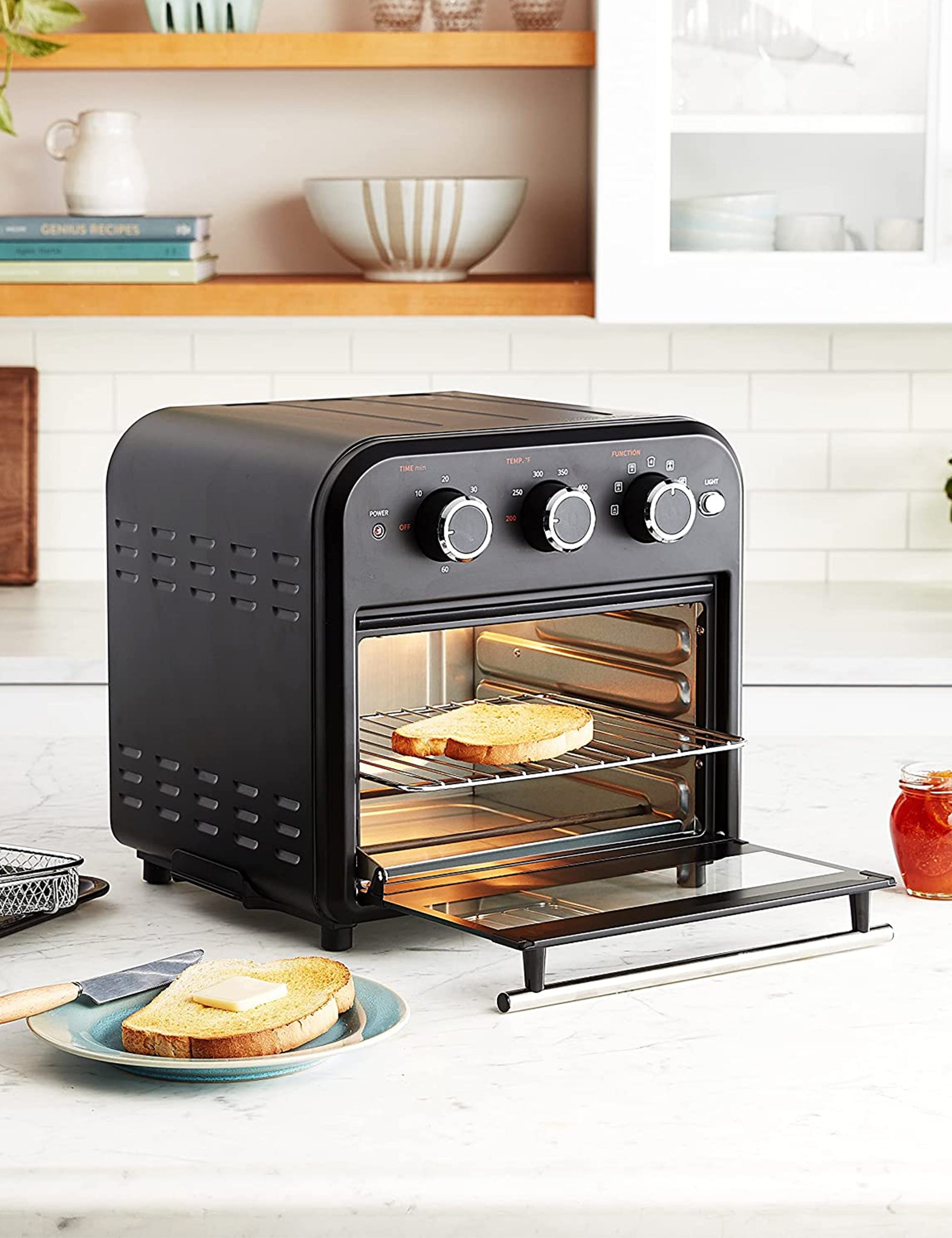comfee retro air fryer toaster oven