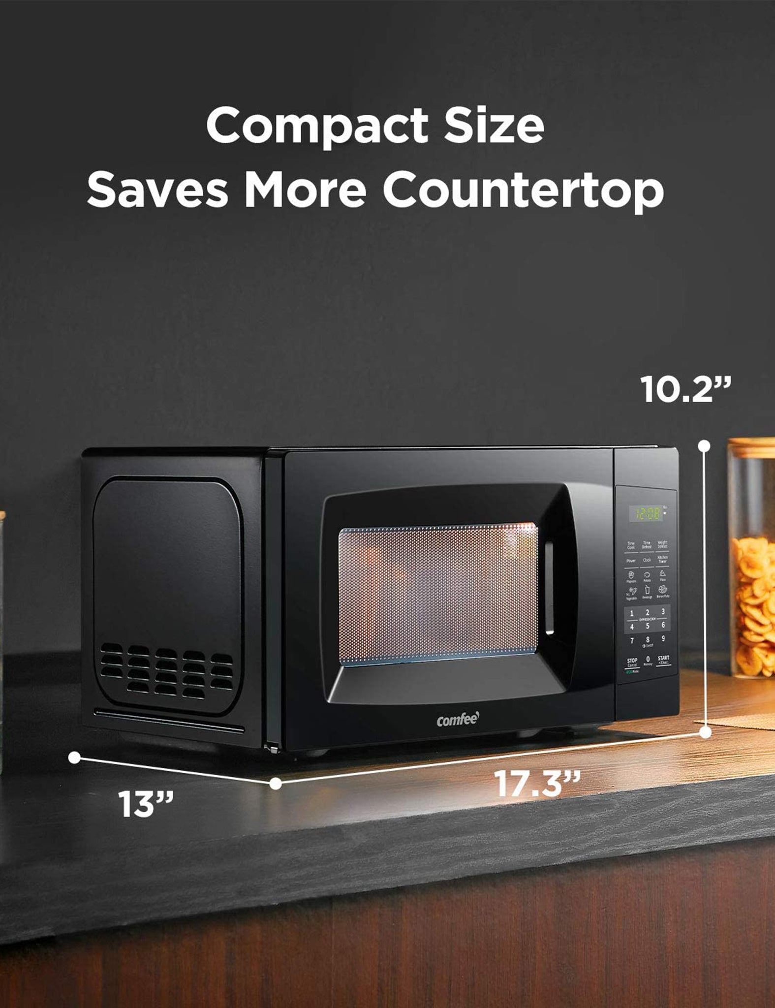 Countertop Microwave Oven Black