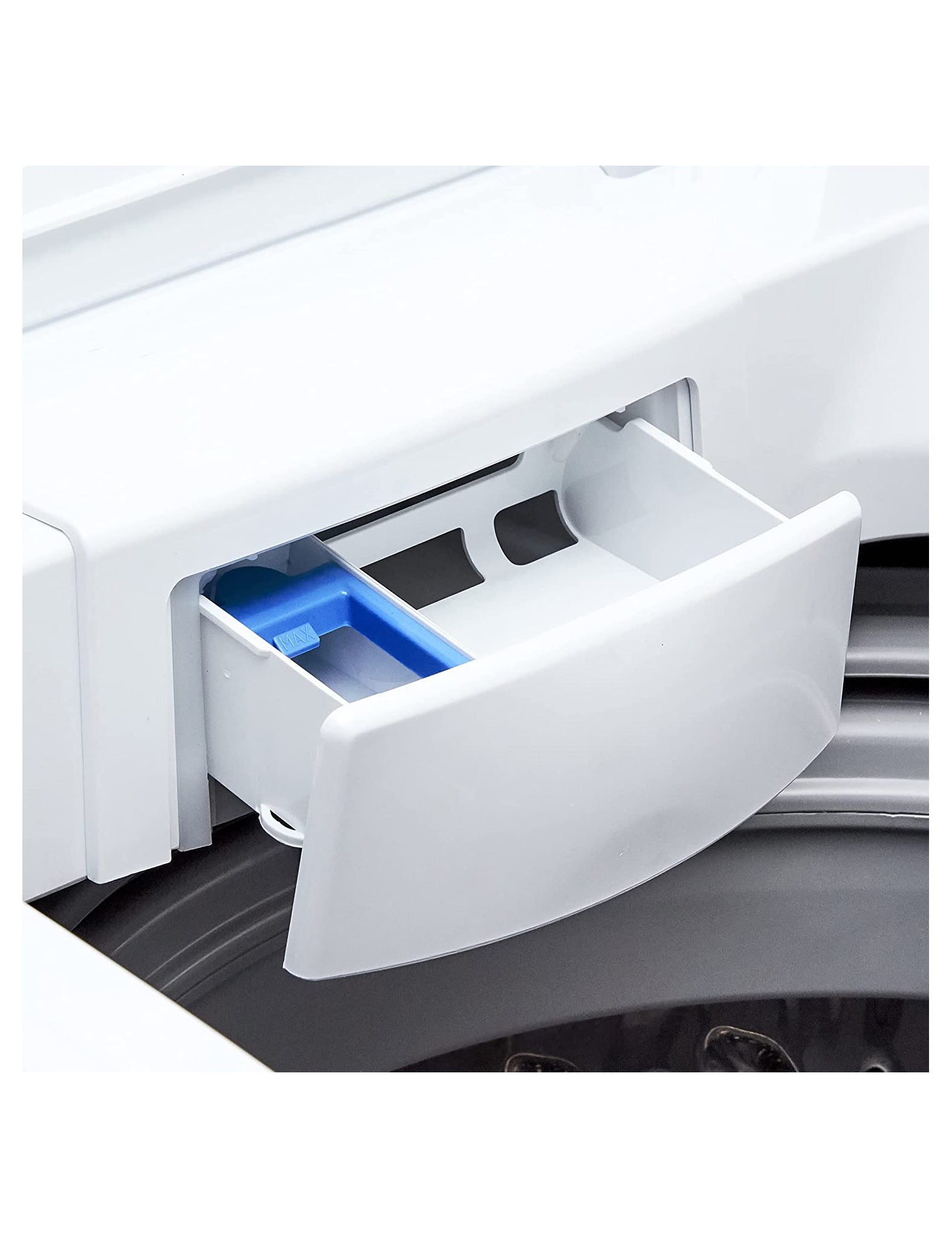 comfee portable washing machine detergent open drawer