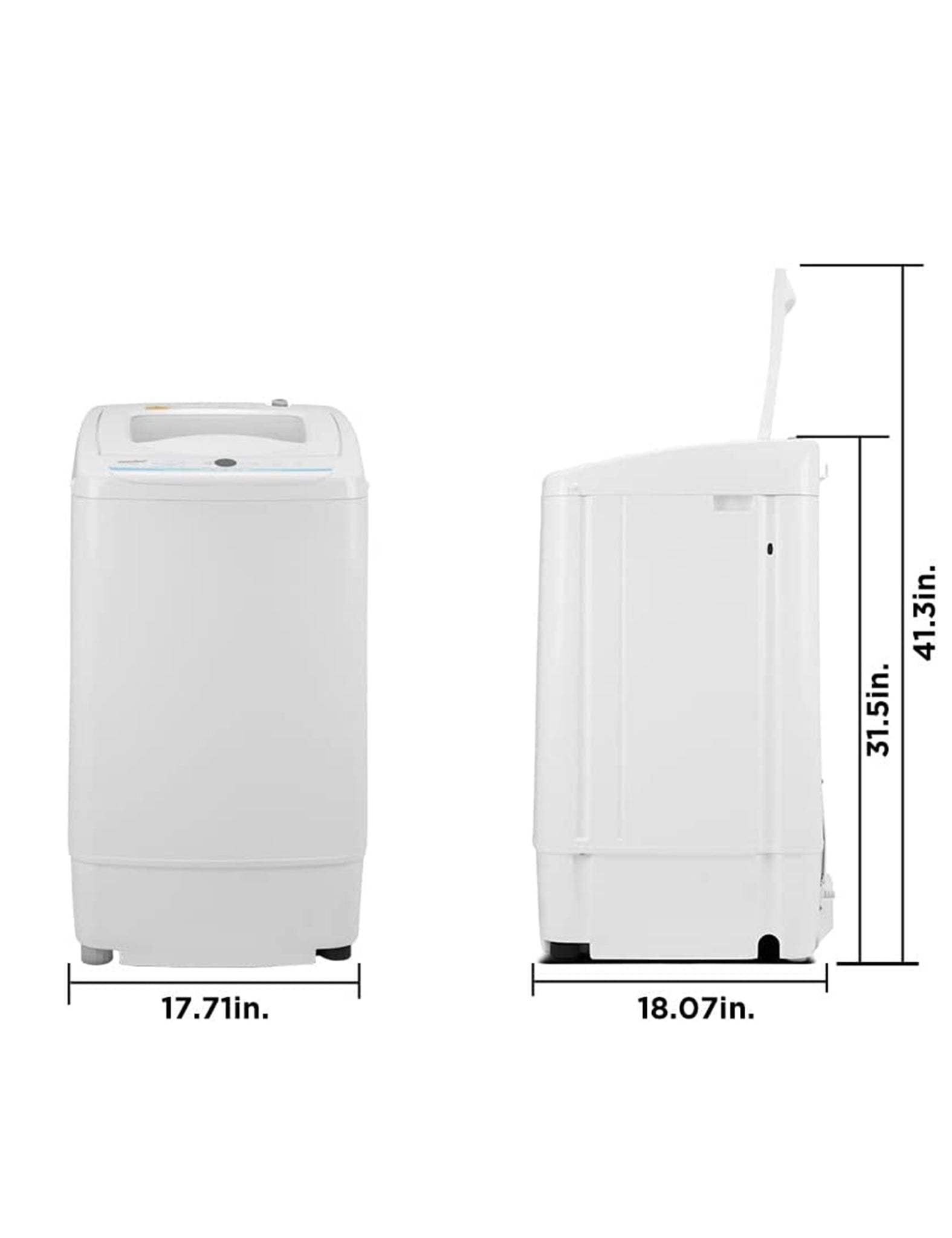 size dimensions of portable washing machine